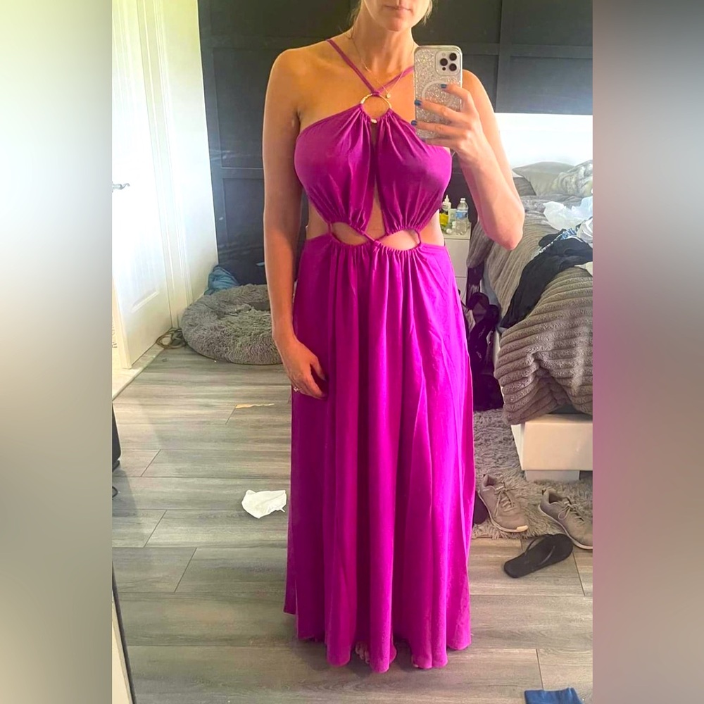 Fashion Nova XS Monique Maxi Dress